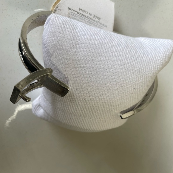 Buckle bracelet black and silver - Picture 5 of 5